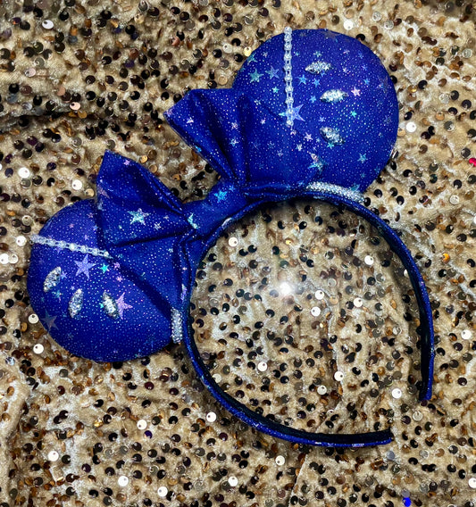 Midnight Mouse Ears | Taylor Swift Midnights Inspired Iridescent Star Rhinestone Headband