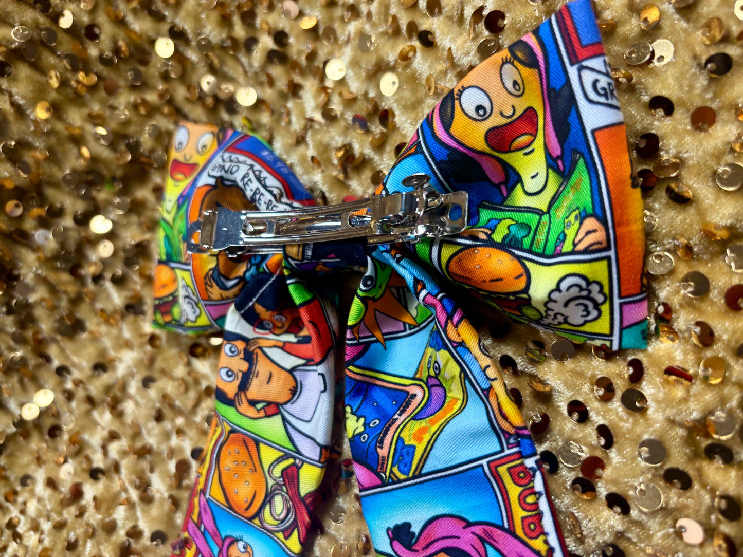 Bob's Burgers Hair Bow & Headwrap Bundle | Belcher Family Inspired | Handmade & Ready to Ship