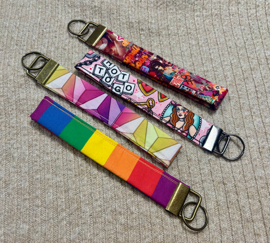 Chappell Roan Inspired Keychain Wristlet Bundle | 4-Pack Pride Set | Handmade & Ready to Ship