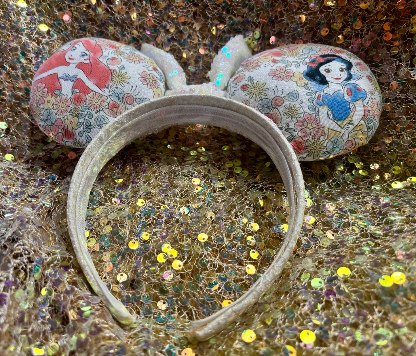 Pretty Princesses Mouse Ears Headband | Disney Princess Inspired | Handmade & Ready to Ship.