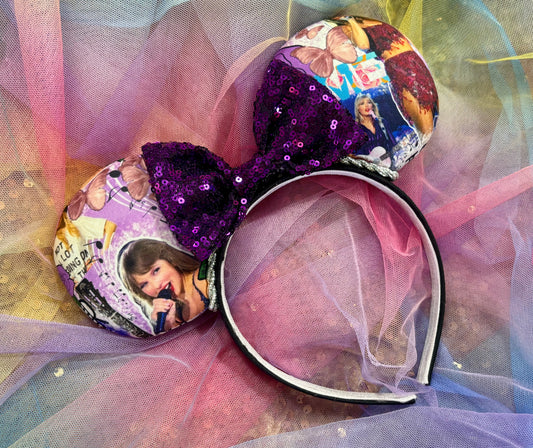 Purple TS Inspired Mouse Ears
