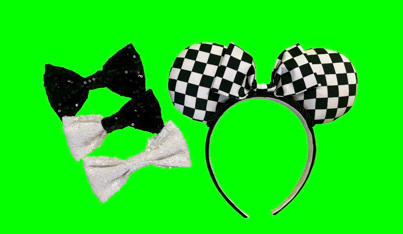 Checkered Ear Headband
