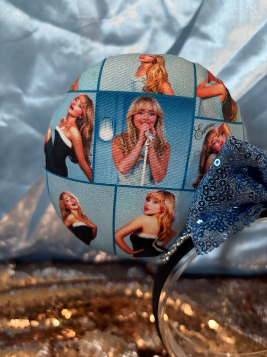 Espresso Dreams Mouse Ears – Handmade Sabrina Carpenter-Inspired Disney Headband