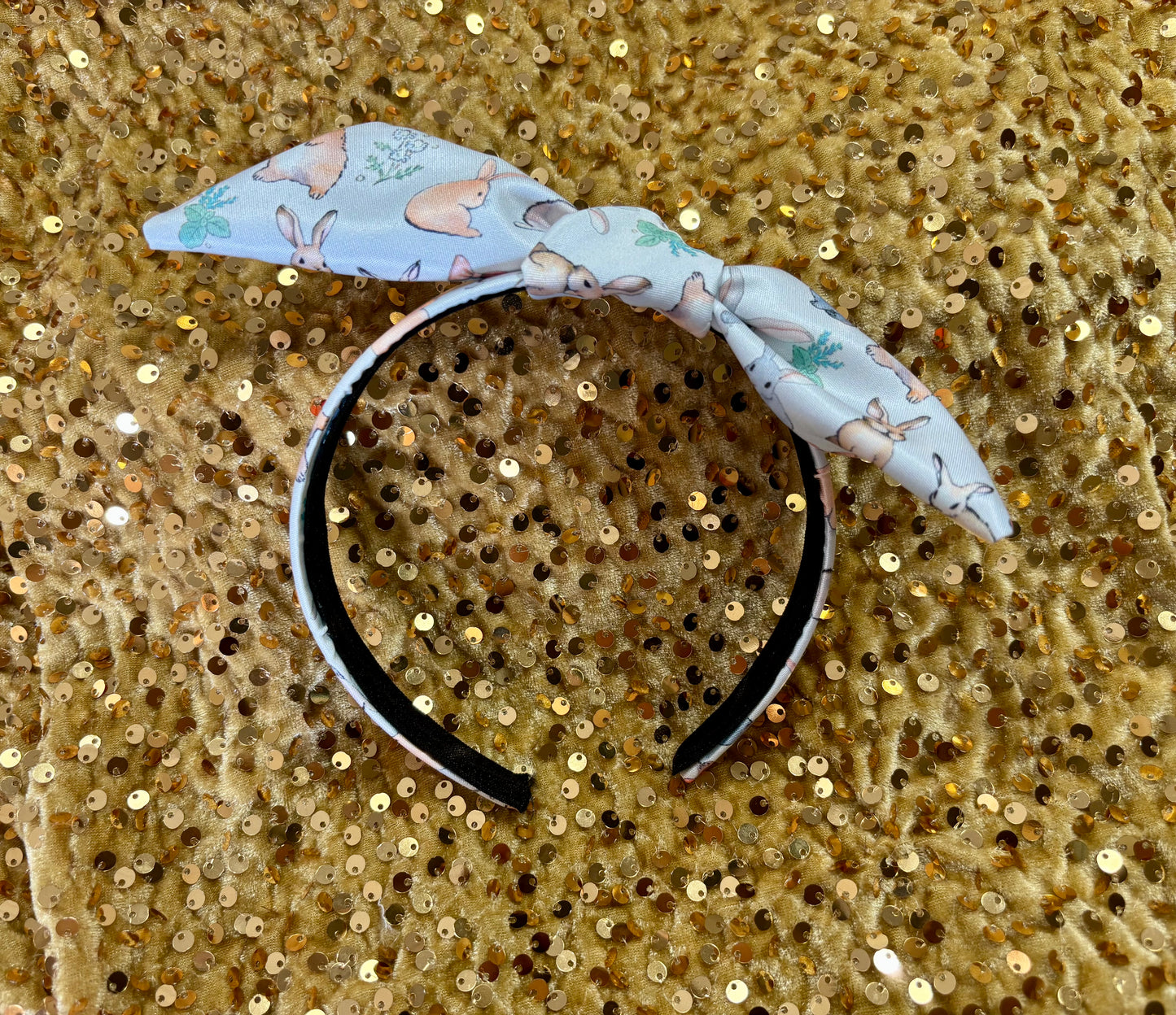 Easter Bunny Hair Accessories Bundle | 4-Piece Headband & Bow Set | Handmade & Ready to Ship