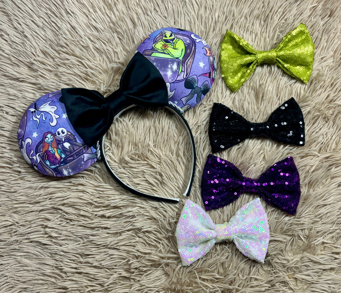 Nightmare Mansion Halloween Ear Headband – Handmade Spooky Ears