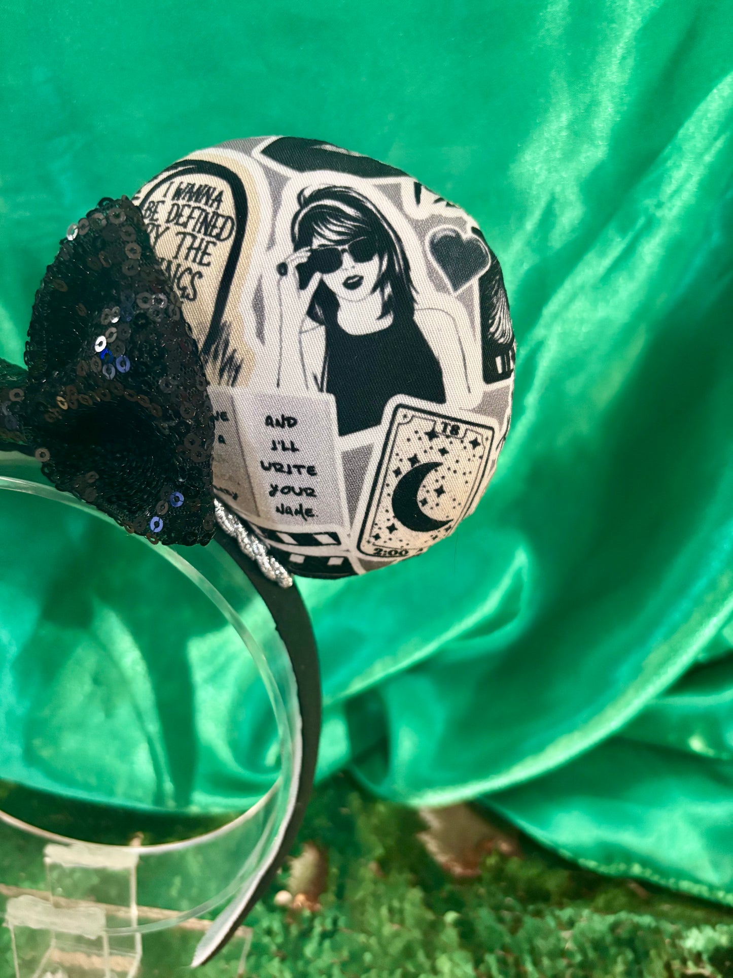 Black and White TS Mouse Ears