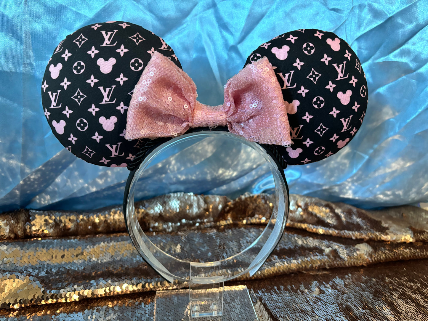 Black and Pink Mouse Ears