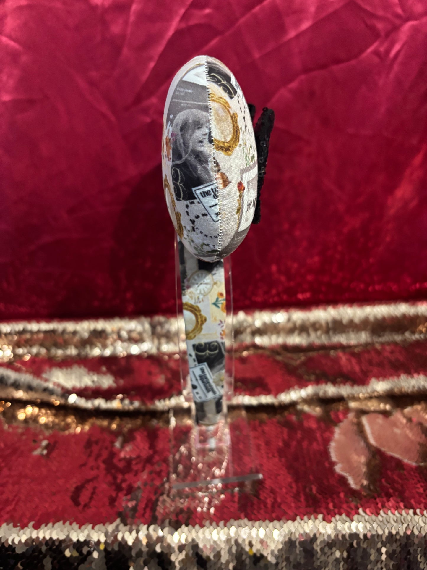 The Poet Mouse Ears - Taylor Inspired Headband with Sequin Bow