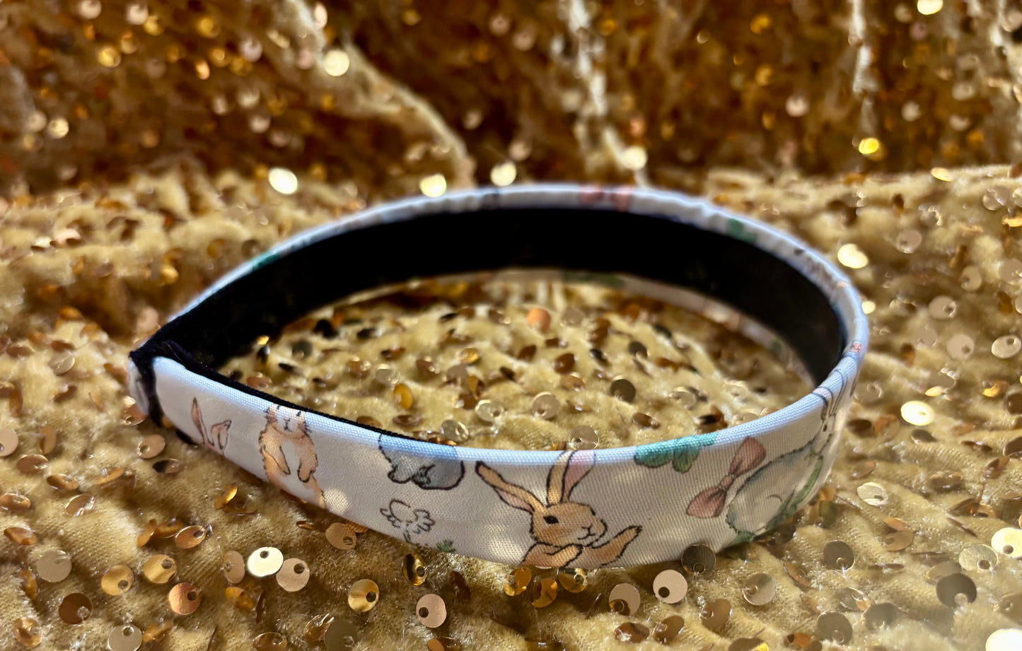 Easter Bunny Hair Accessories Bundle | 4-Piece Headband & Bow Set | Handmade & Ready to Ship