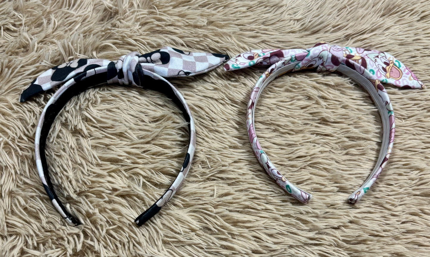 Park Lovers Knotted Bow Headband Bundle | Handmade 2-Pack