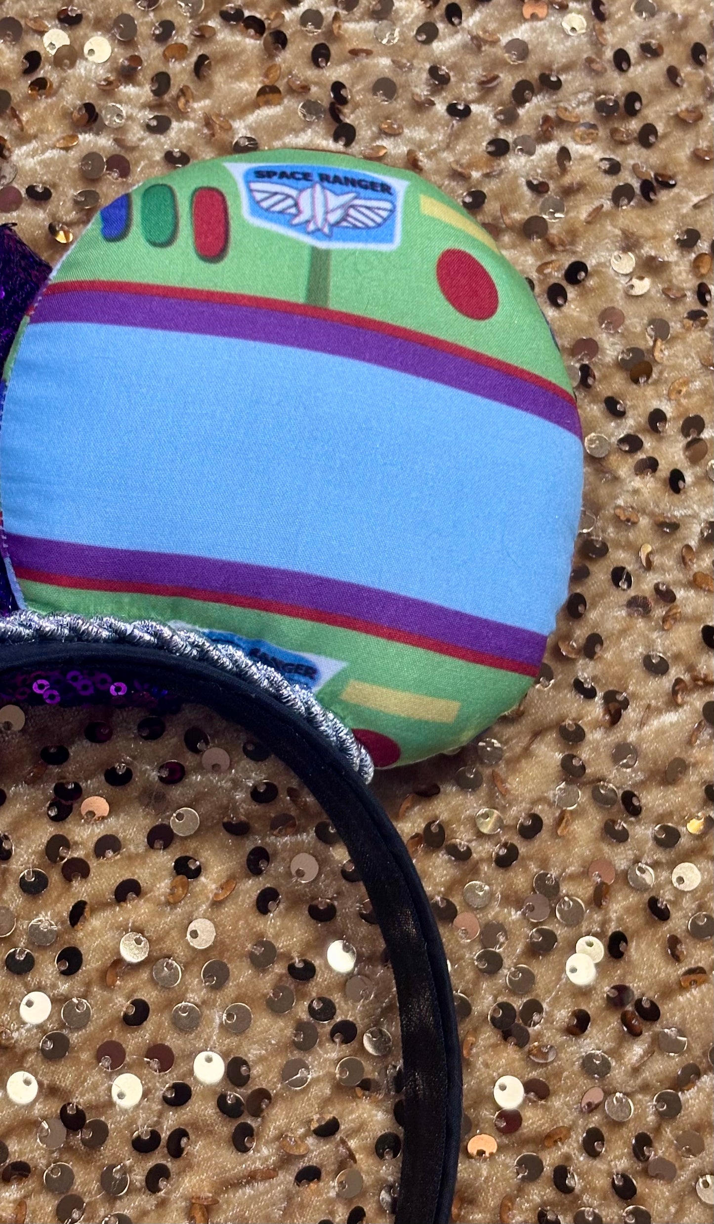 Close up of ack right side of mouse ear.