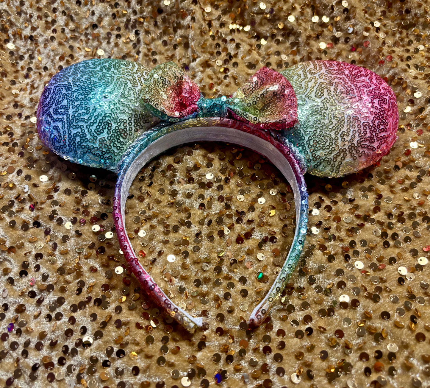 Rainbow Sequin Mouse Ears