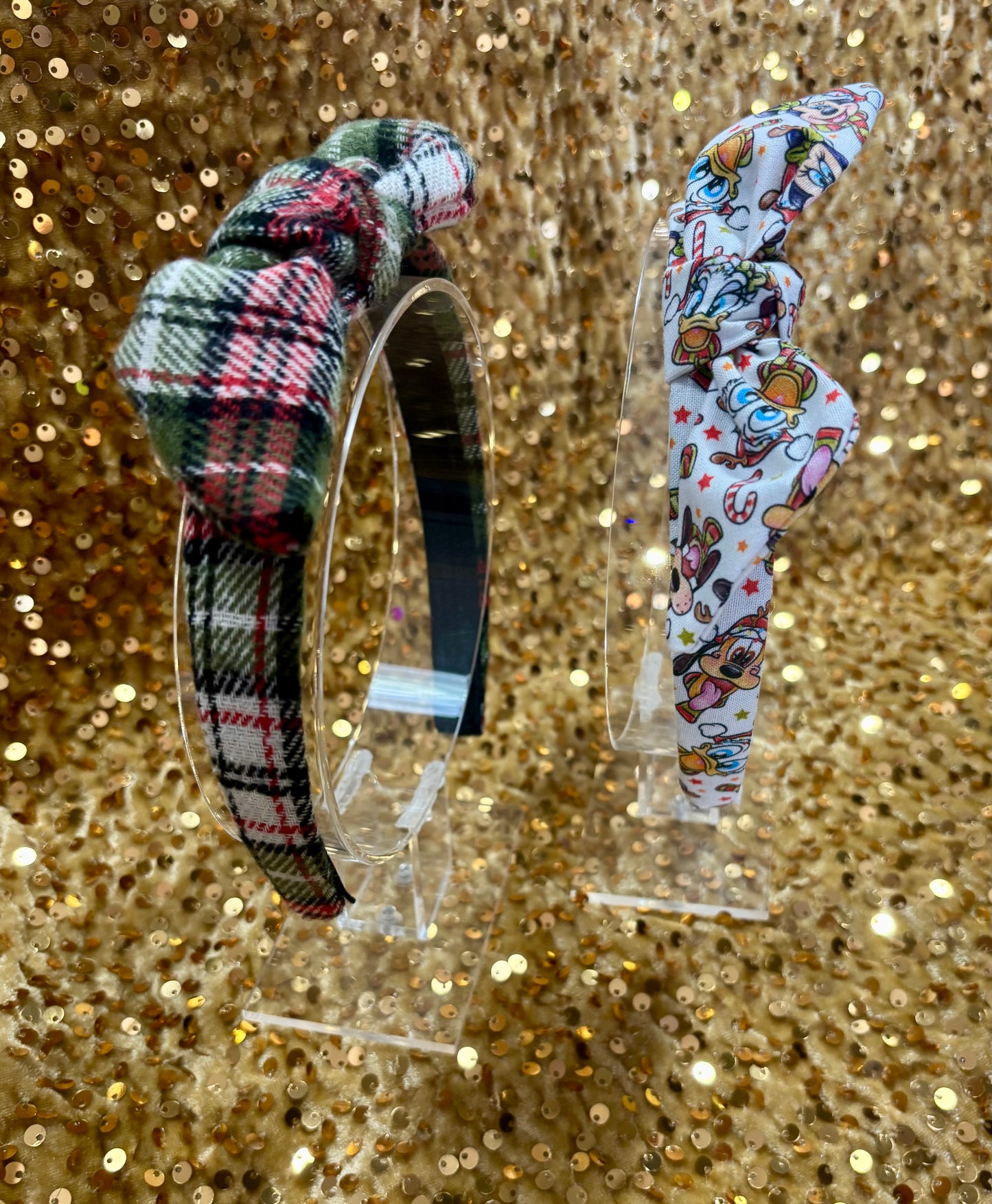 Christmas Pals Knotted Bow Headband Bundle – Handmade Holiday Headbands