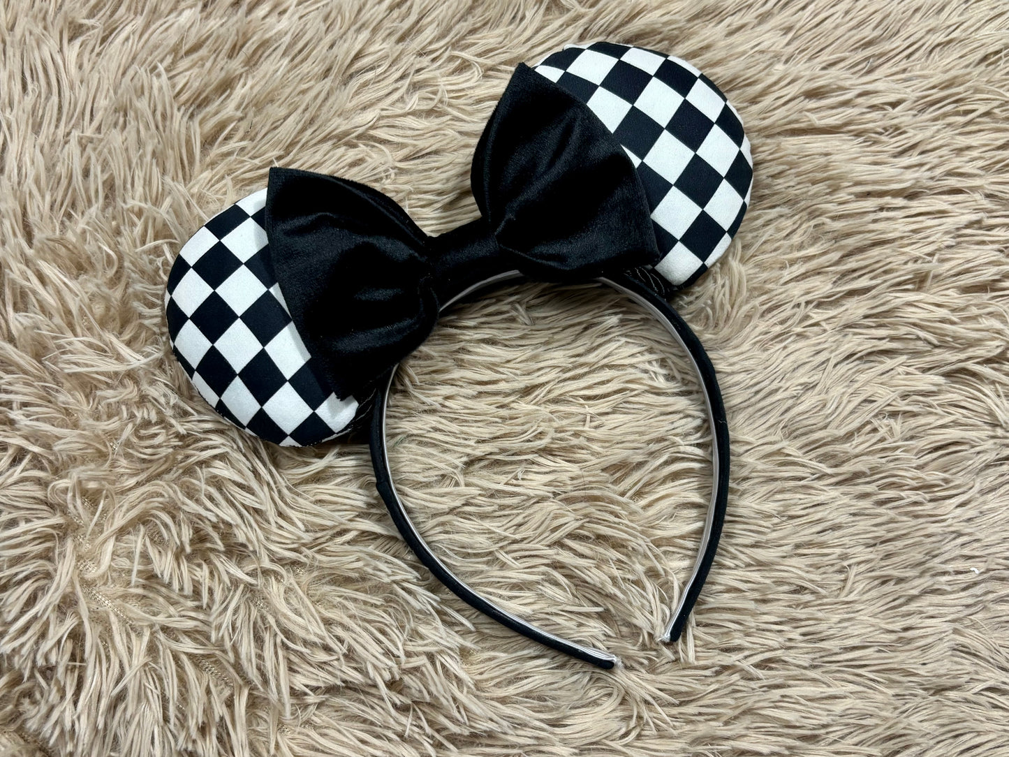 Checkered Ear Headband