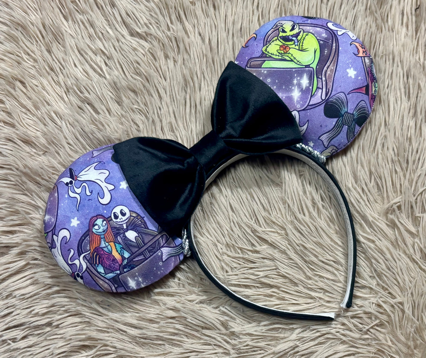 Nightmare Mansion Halloween Ear Headband – Handmade Spooky Ears