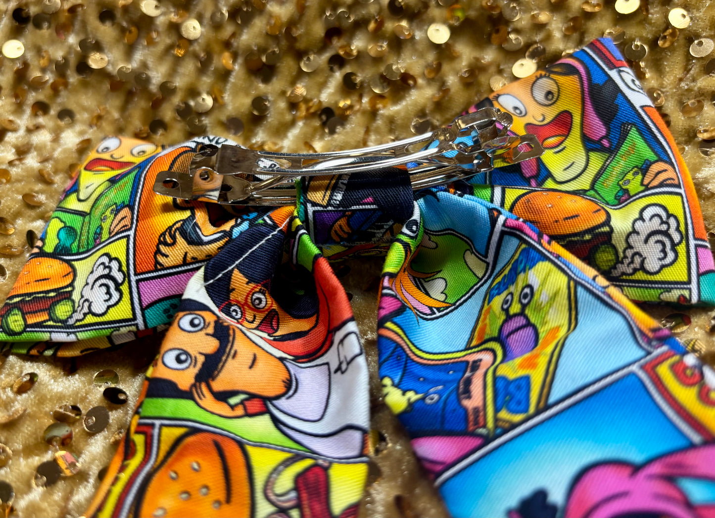 Bob's Burgers Hair Bow & Headwrap Bundle | Belcher Family Inspired | Handmade & Ready to Ship