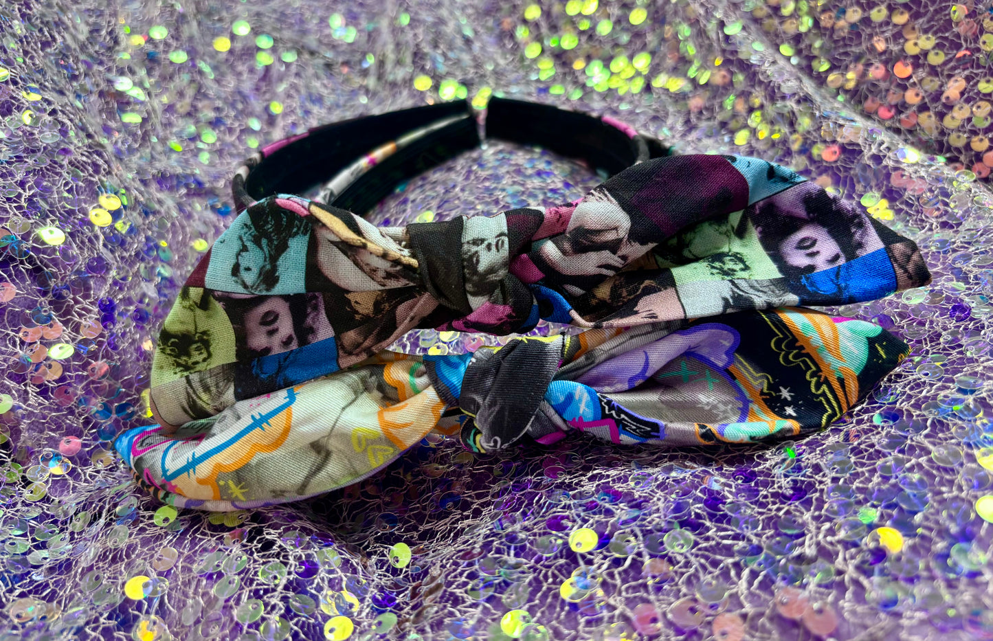 Taylor Swift Twisted Bow Headband Bundle – Eras 2.0 & Neon Taylor (2-Pack)