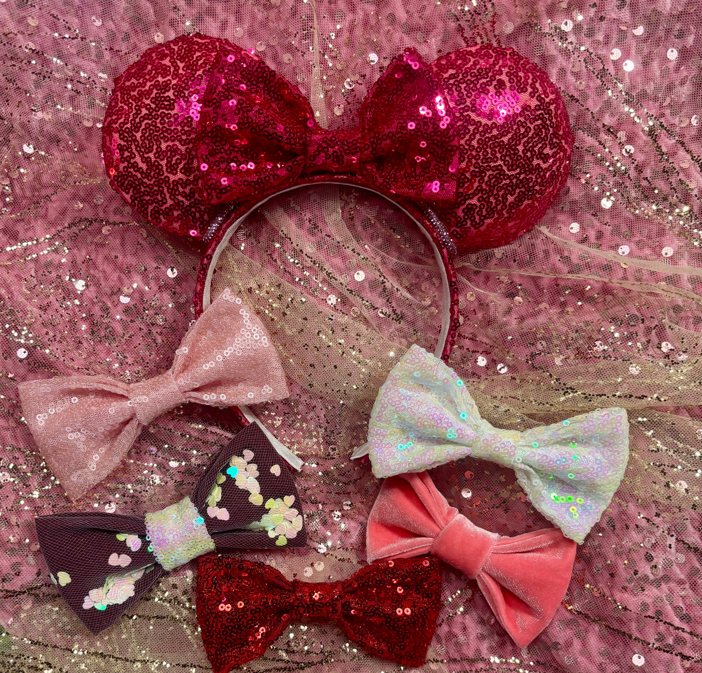 Hot Pink Mouse Ears