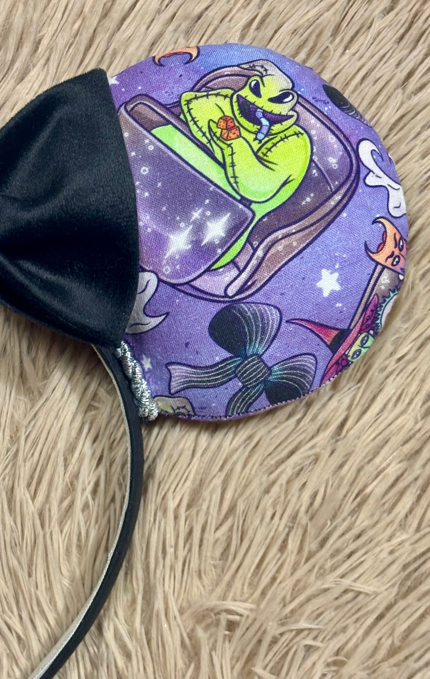 Nightmare Mansion Halloween Ear Headband – Handmade Spooky Ears