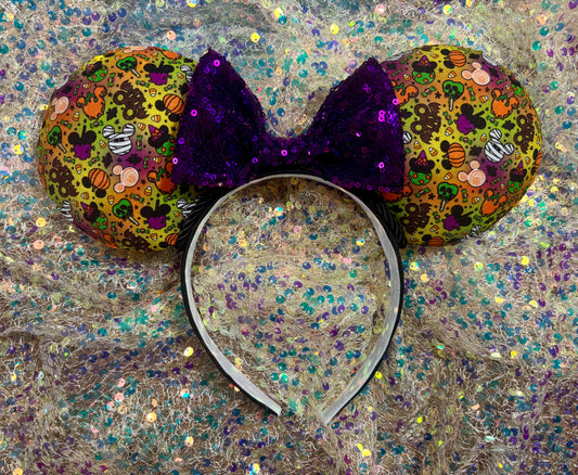 Halloween Treats Mouse Ears - Spooky Mickey Ears Headband