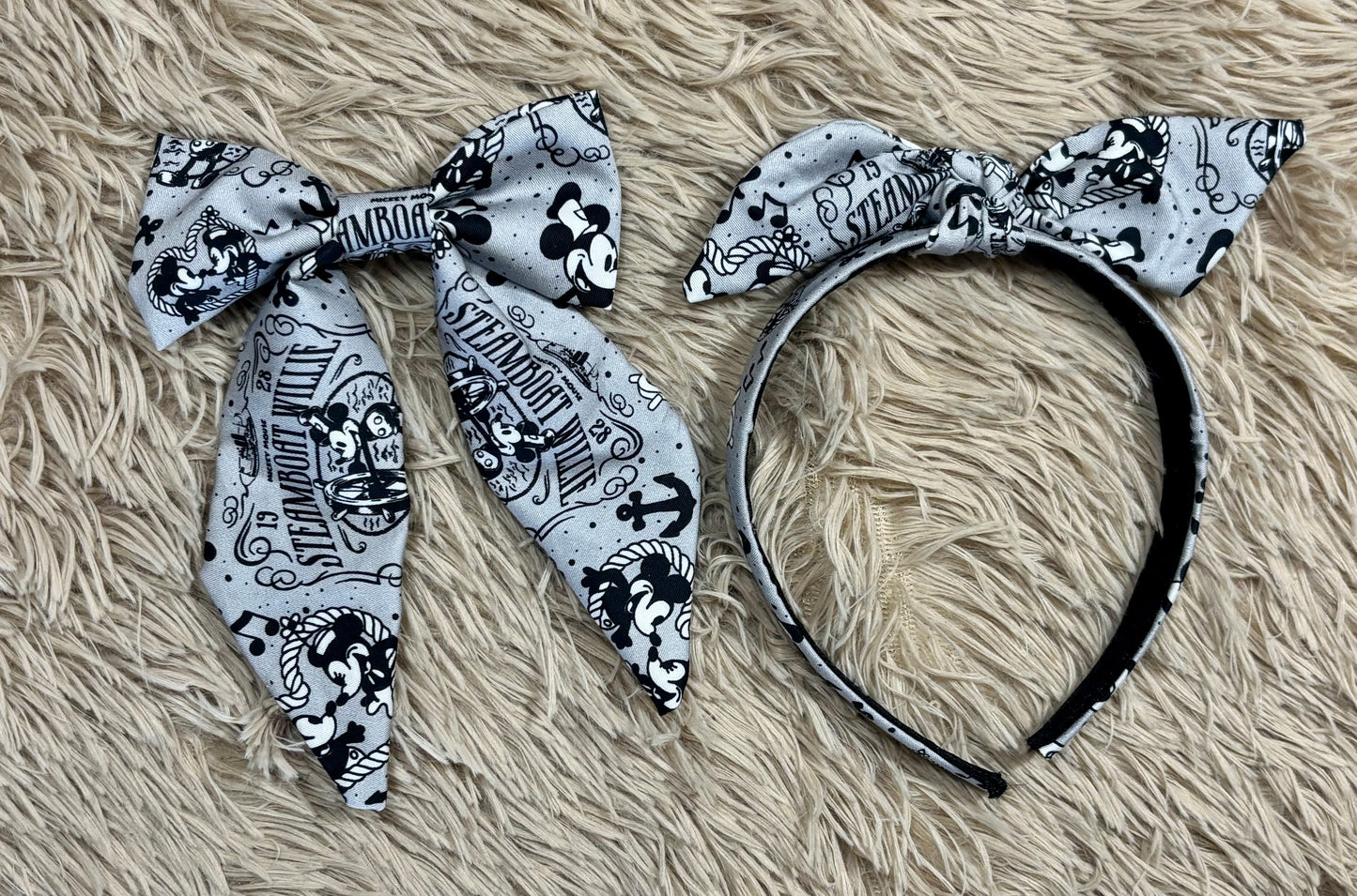 Classic Willie Bow and Headband Bundle