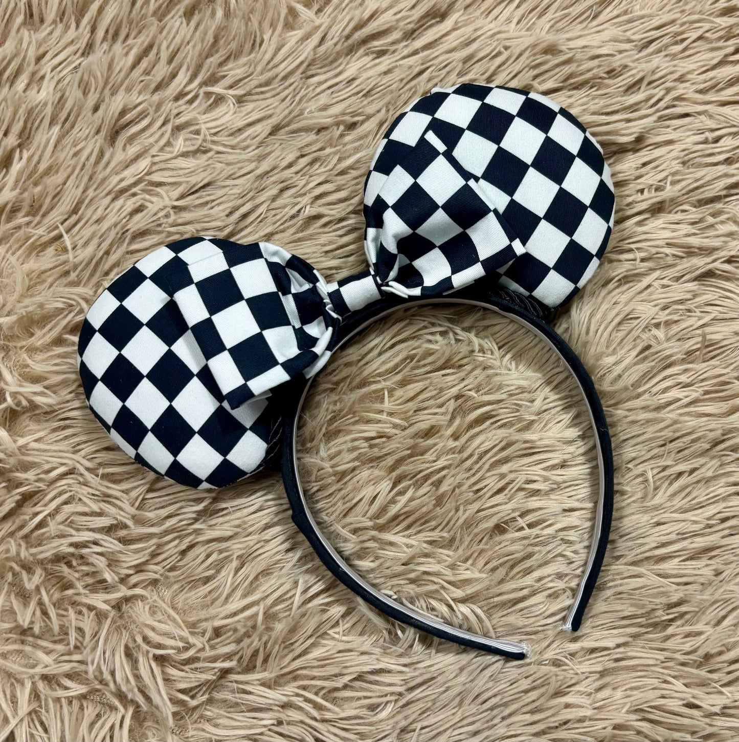 Checkered Ear Headband