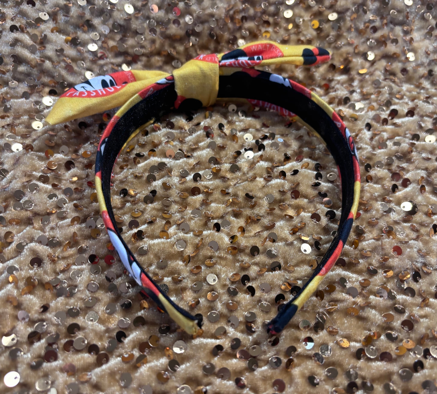 INNER HEADBAND CLOSEUP. Handmade and ready to ship. 