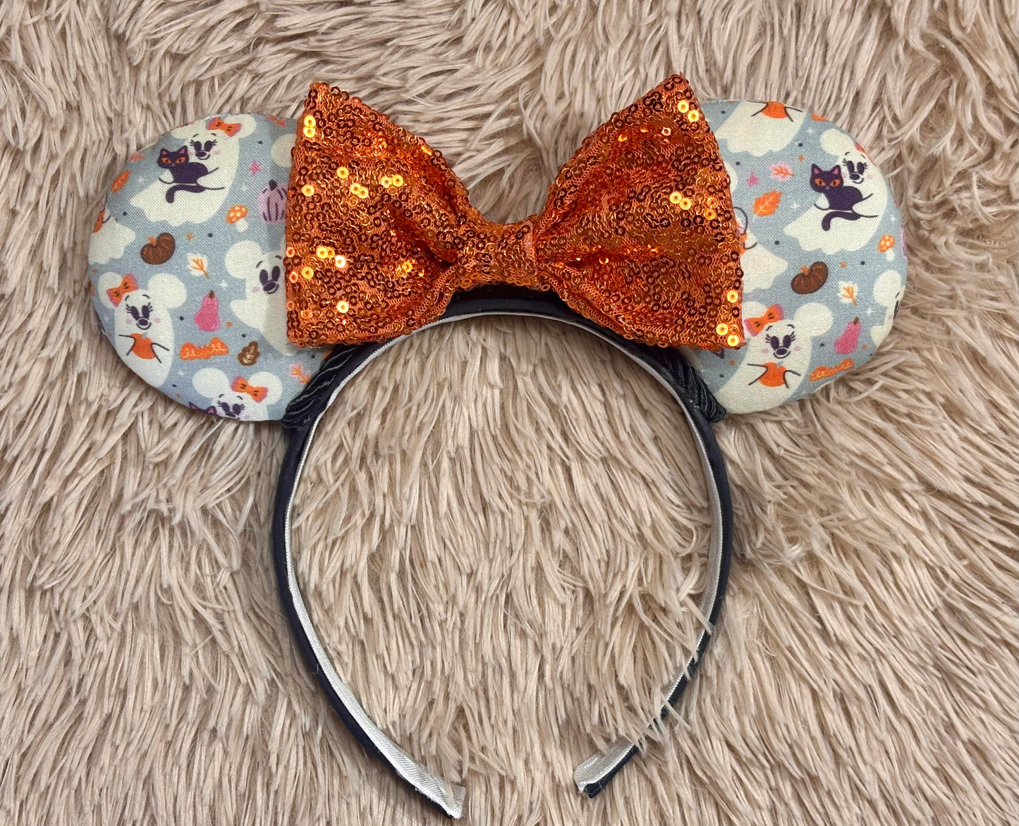 Blue Ghosts Ear Headband
