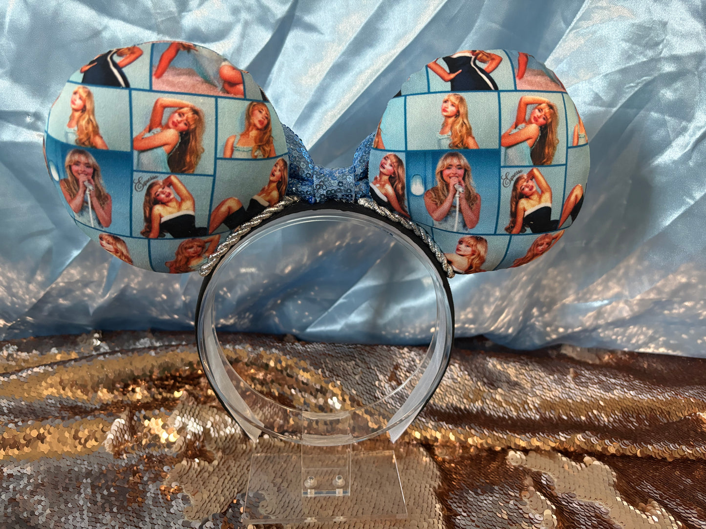 Espresso Dreams Mouse Ears – Handmade Sabrina Carpenter-Inspired Disney Headband