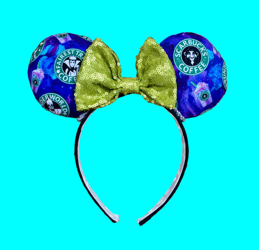 Caffeinated Villains Ear Headband