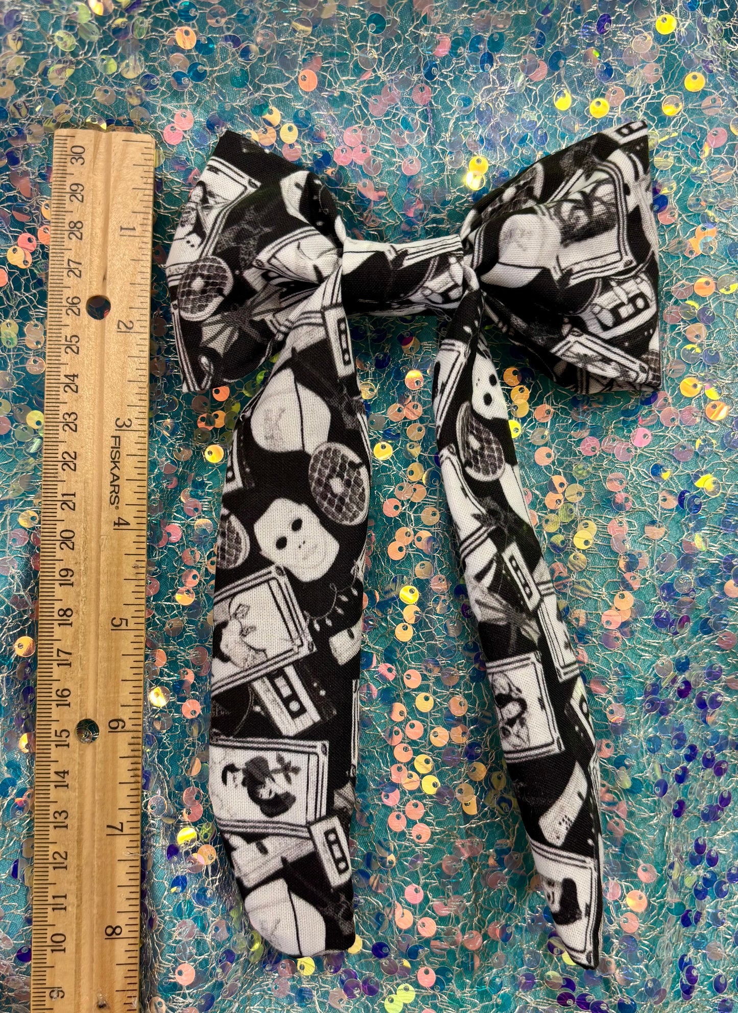 Stranger Things Inspired Hair Bow Bundle | 2-Piece Upside Down Set | Handmade & Ready to Ship