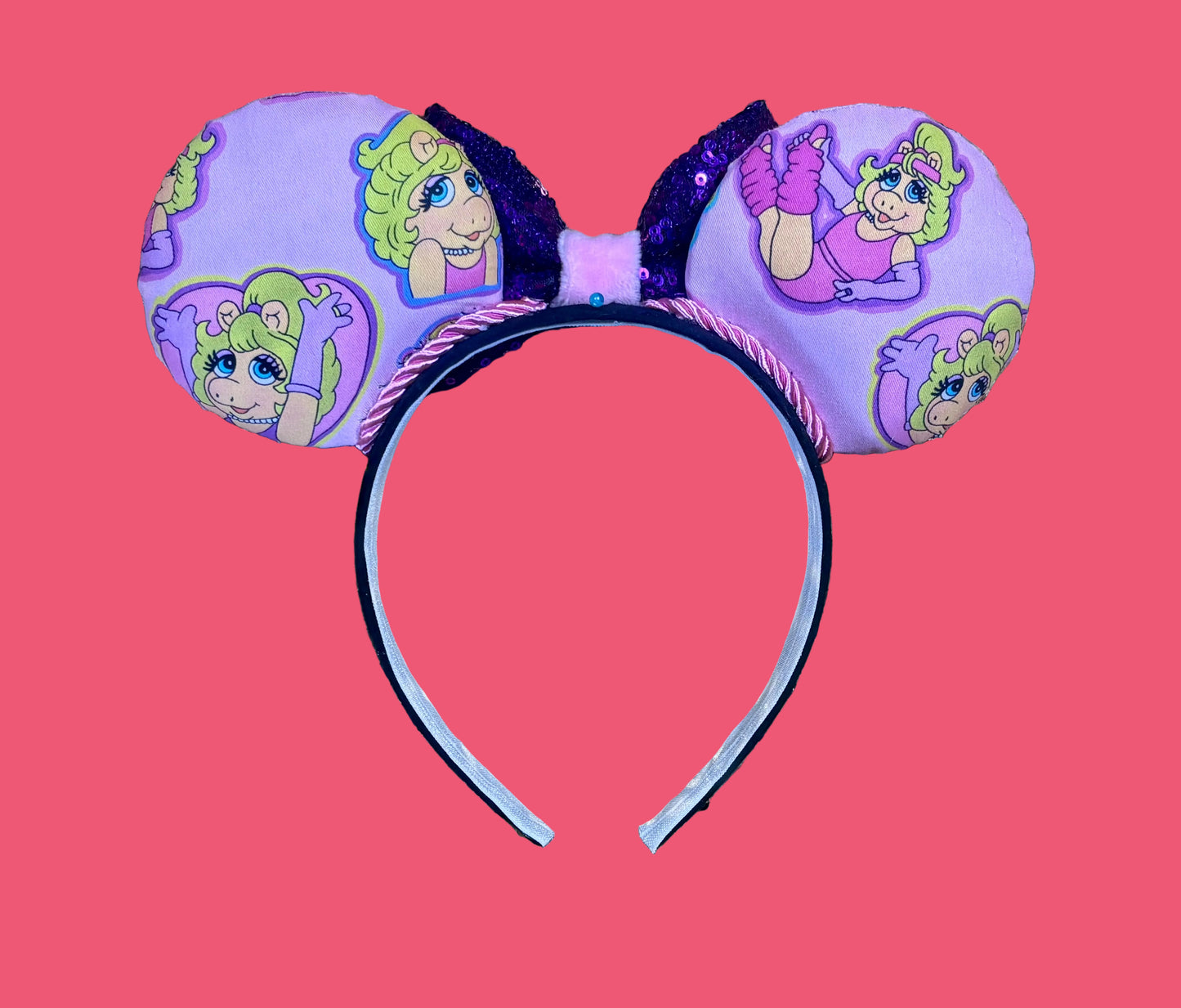 Back view of the mouse ears. Made and ready to ship, 