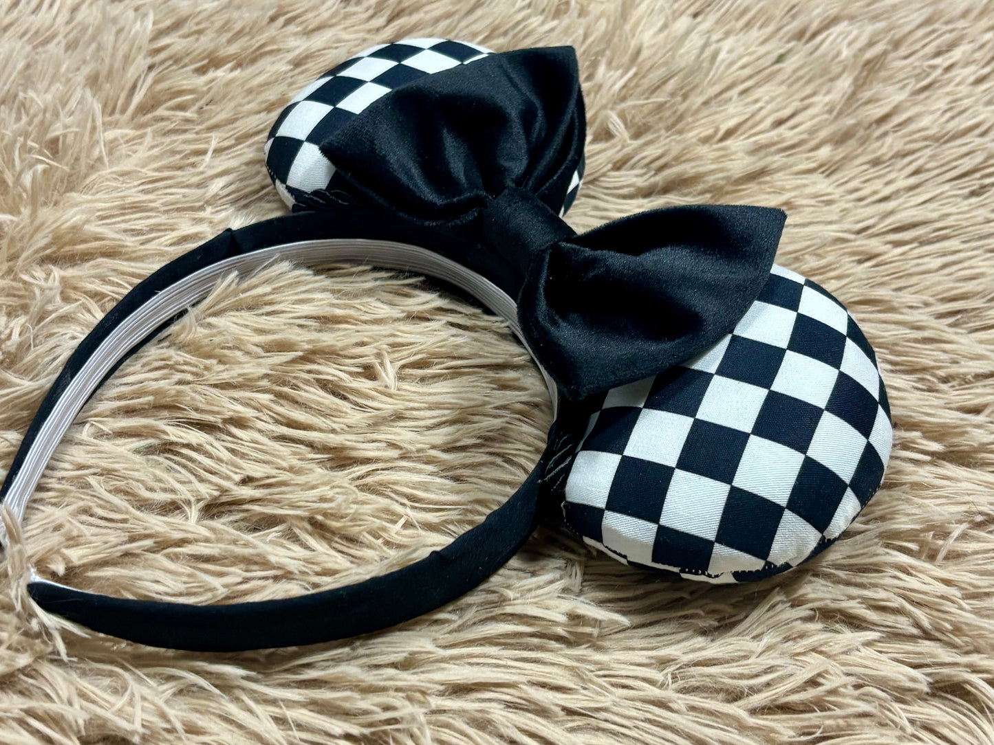 Checkered Ear Headband