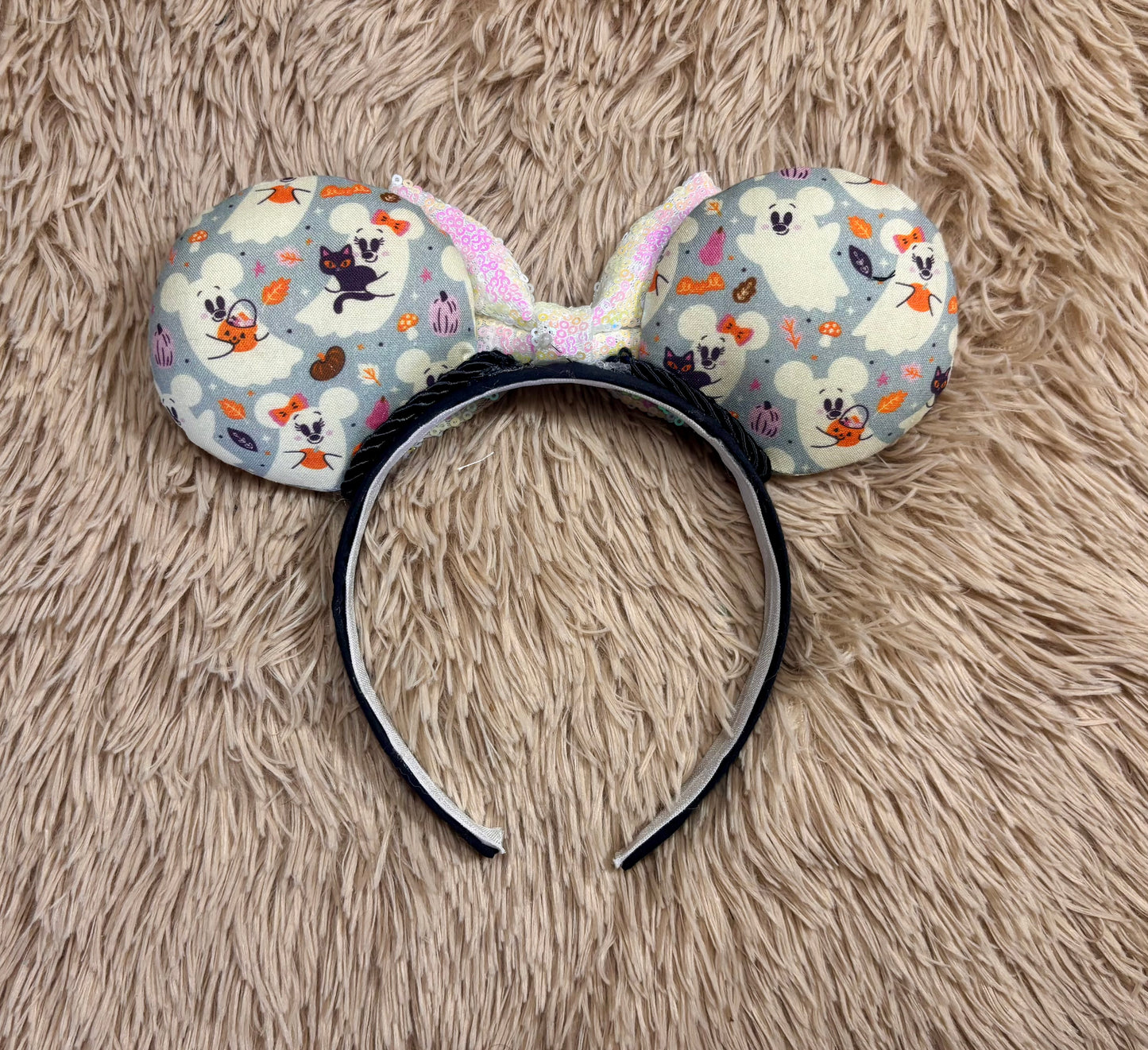 Blue Ghosts Ear Headband