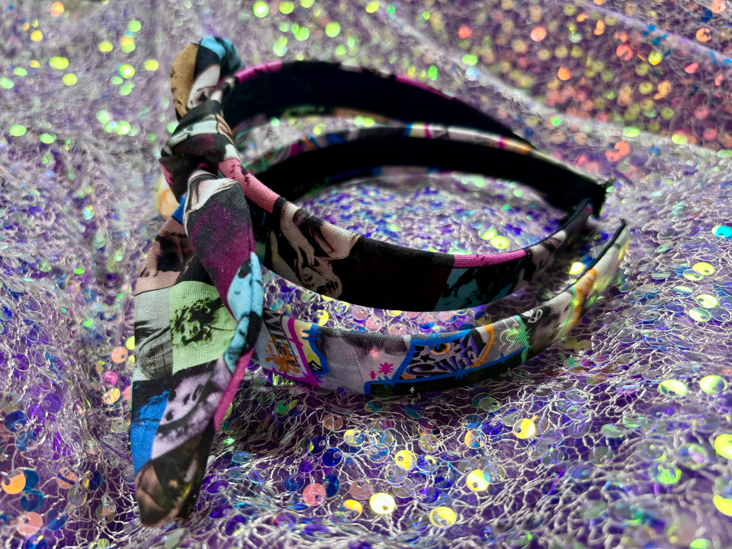 Taylor Swift Twisted Bow Headband Bundle – Eras 2.0 & Neon Taylor (2-Pack)