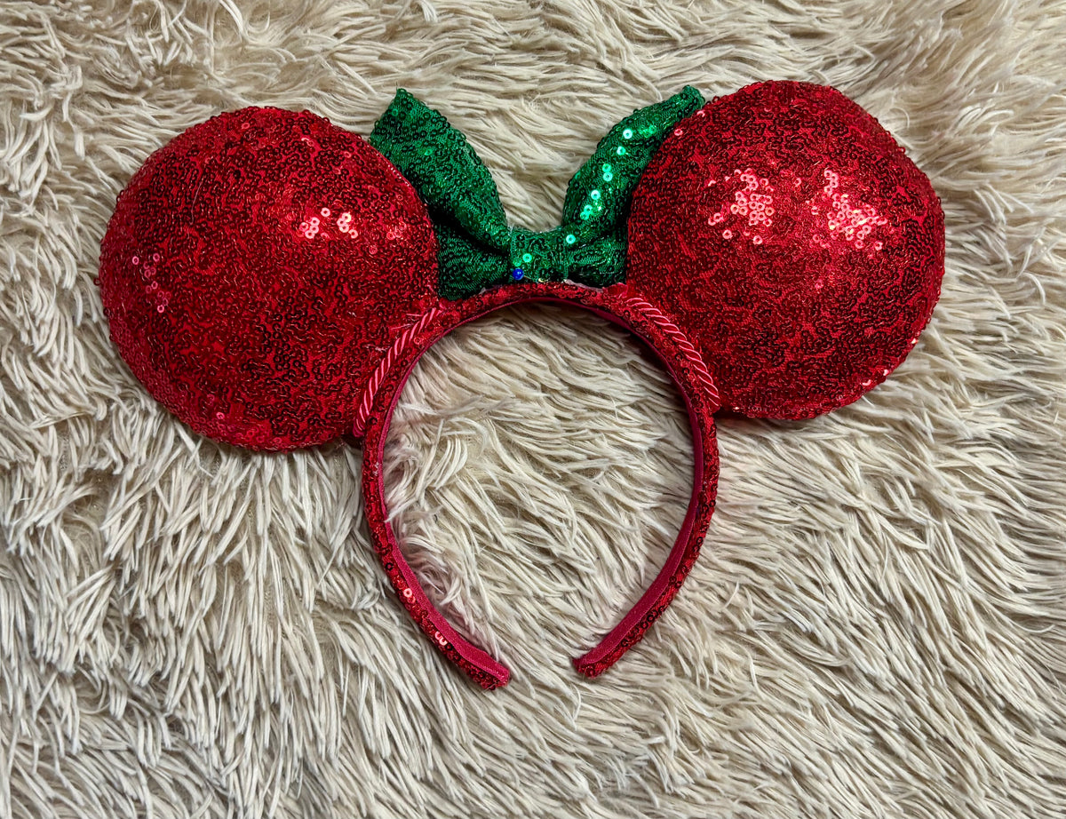 Red and Green Sequins Ears