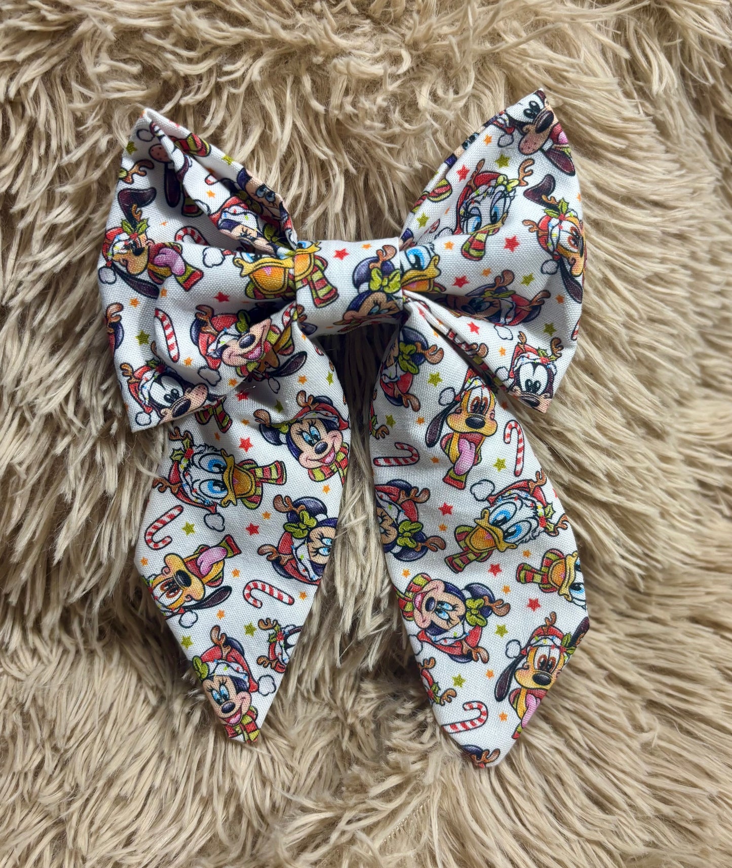 Christmas Pals Hairbow and knotted headband Bundle