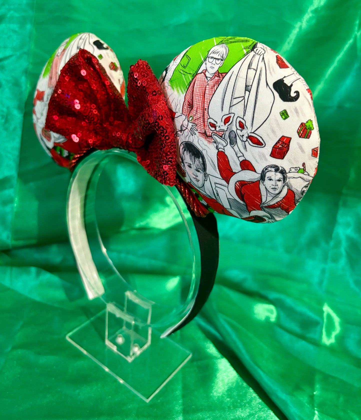Christmas Classics Mouse Ears – Handmade Disney-Inspired Holiday Headband