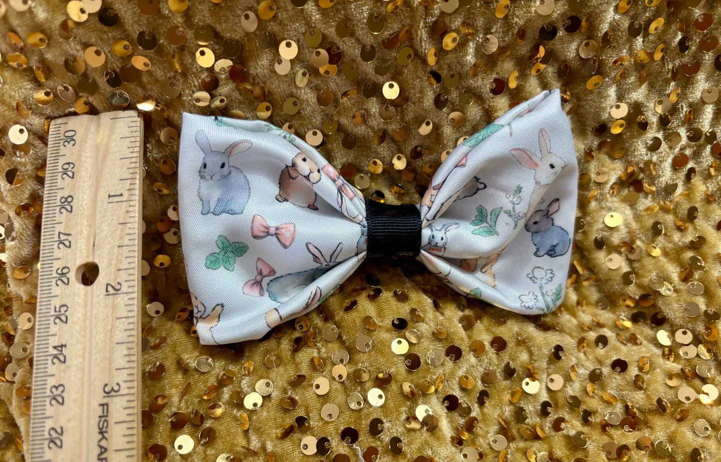 Easter Bunny Hair Accessories Bundle | 4-Piece Headband & Bow Set | Handmade & Ready to Ship