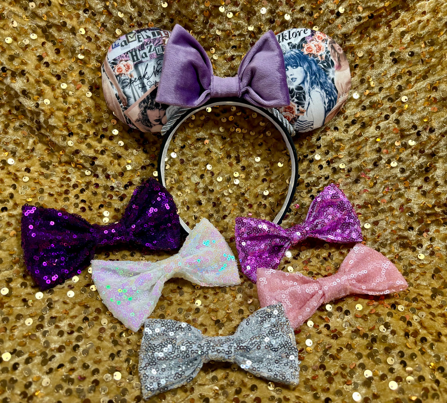 Lavender Haze Mouse Ears Headband | Taylor Swift Inspired Swiftie Disney Ears | Ready to Ship
