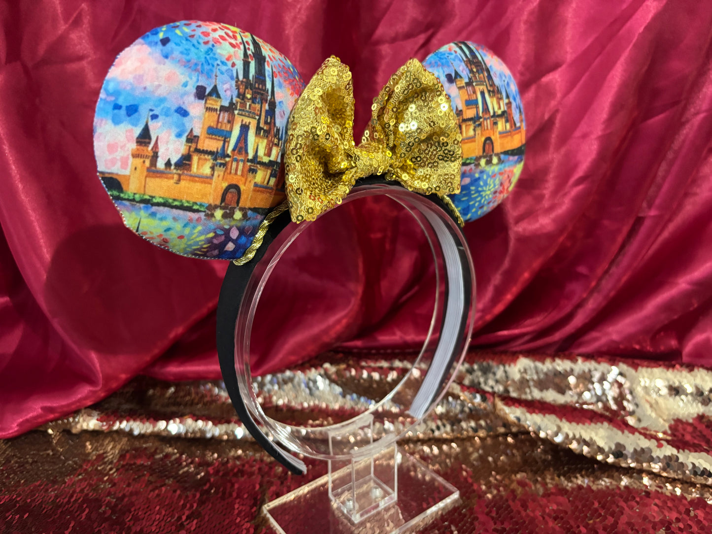 The Castle Mouse Ears - Pink Princess Mickey Ears Headband