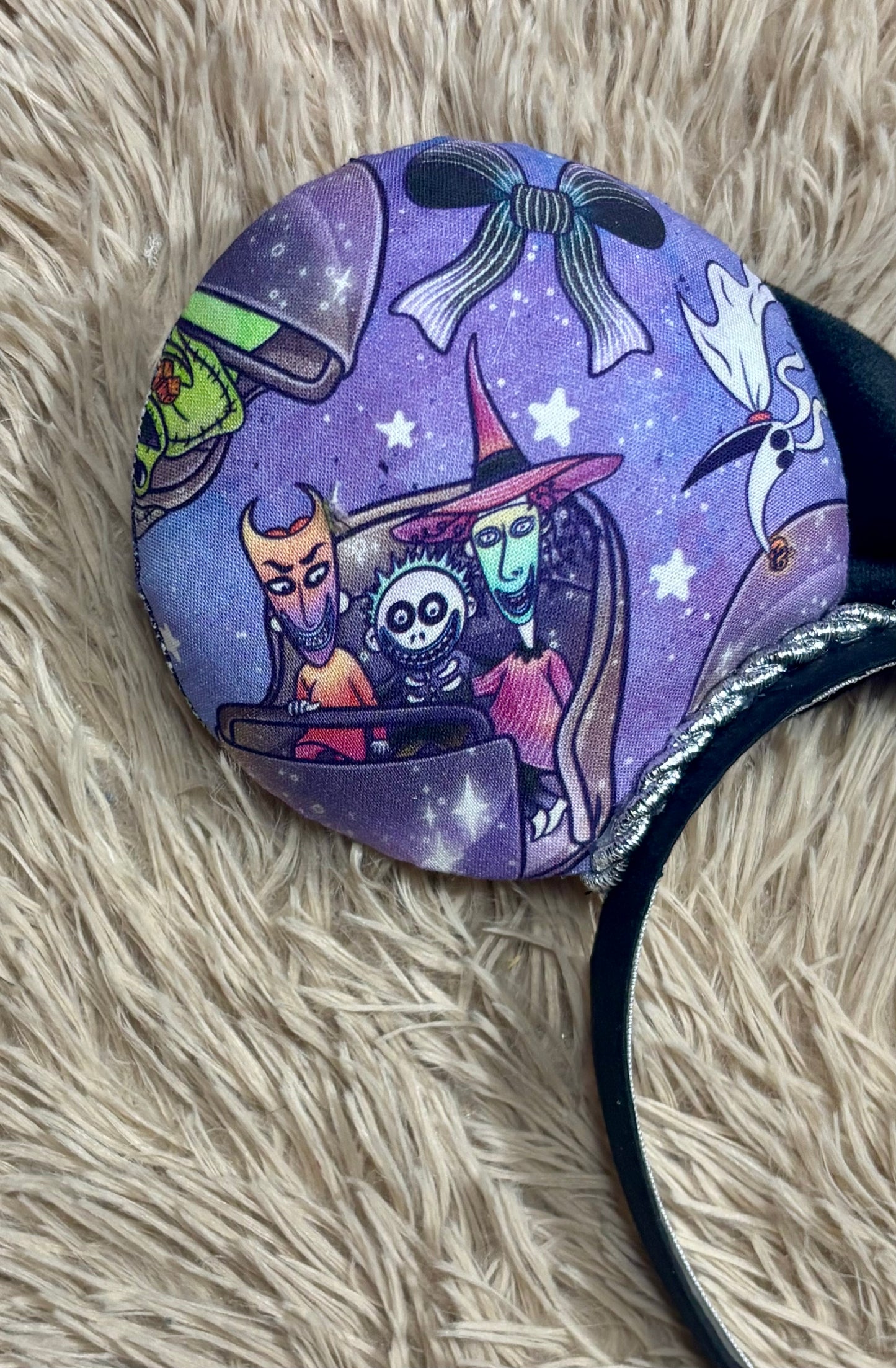 Nightmare Mansion Halloween Ear Headband – Handmade Spooky Ears