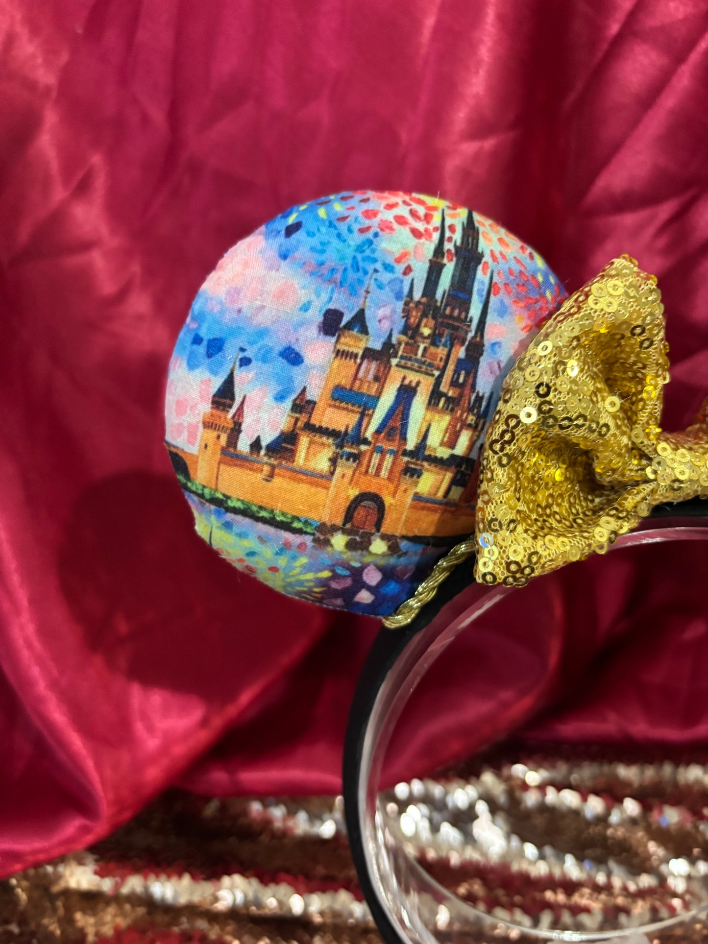 The Castle Mouse Ears - Pink Princess Mickey Ears Headband