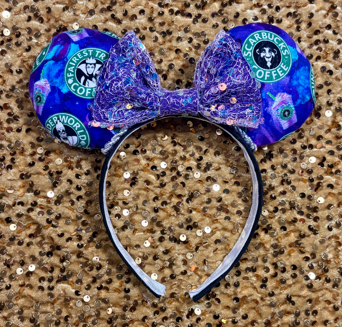 Caffeinated Villains Ear Headband
