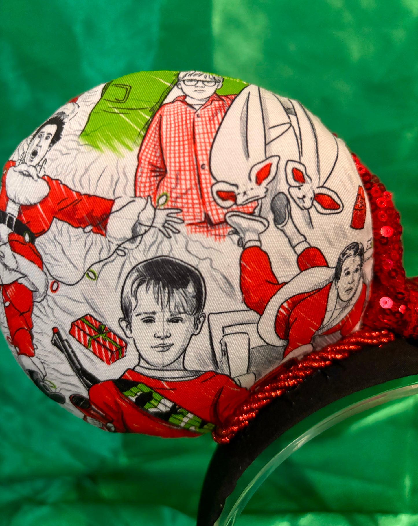 Christmas Classics Mouse Ears – Handmade Disney-Inspired Holiday Headband