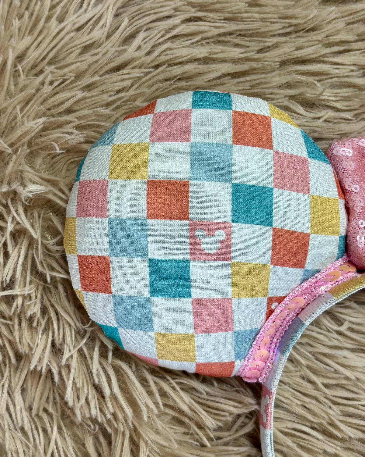 Colorful Checkered Ears