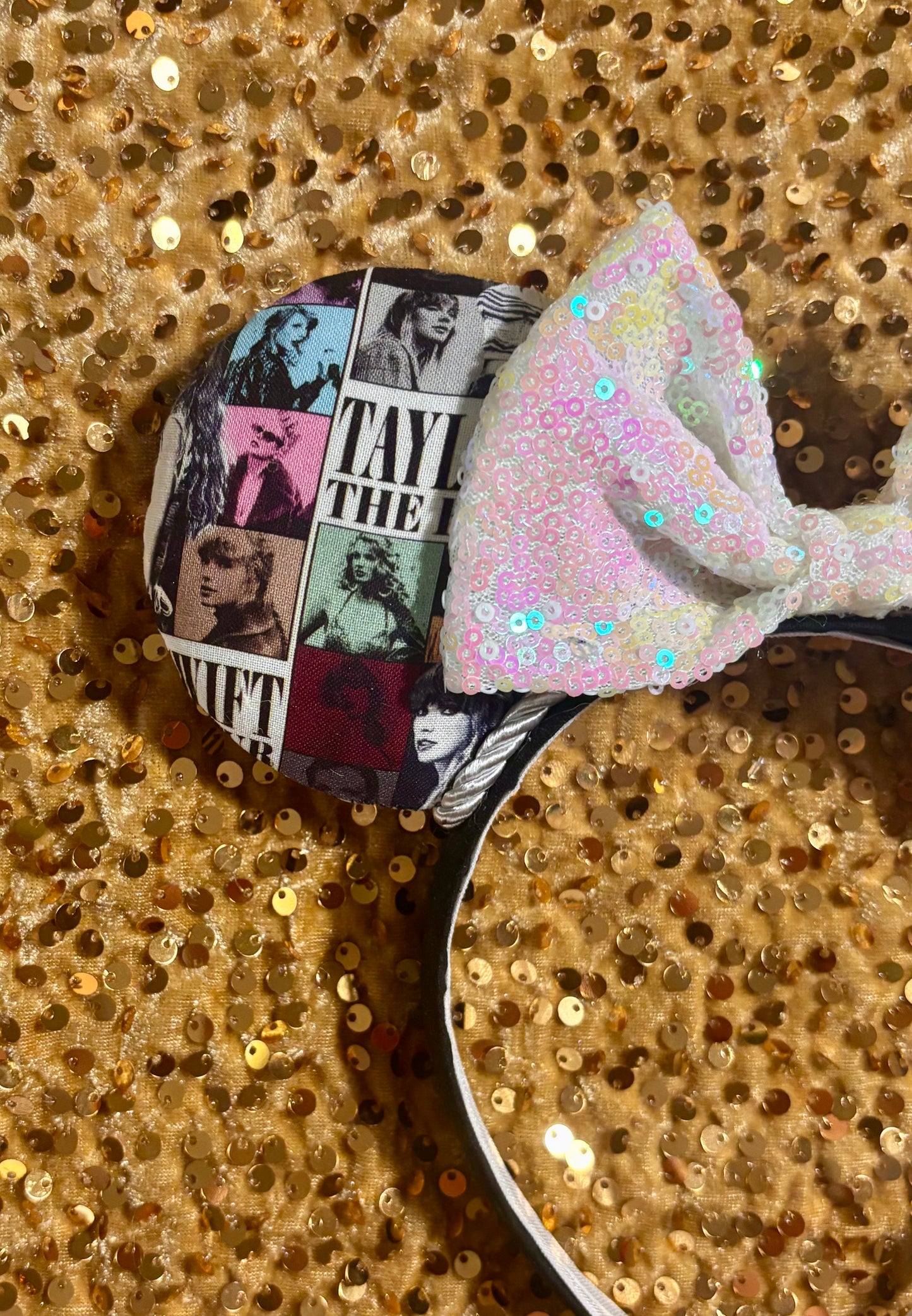 Close up of the front of mouse ear.