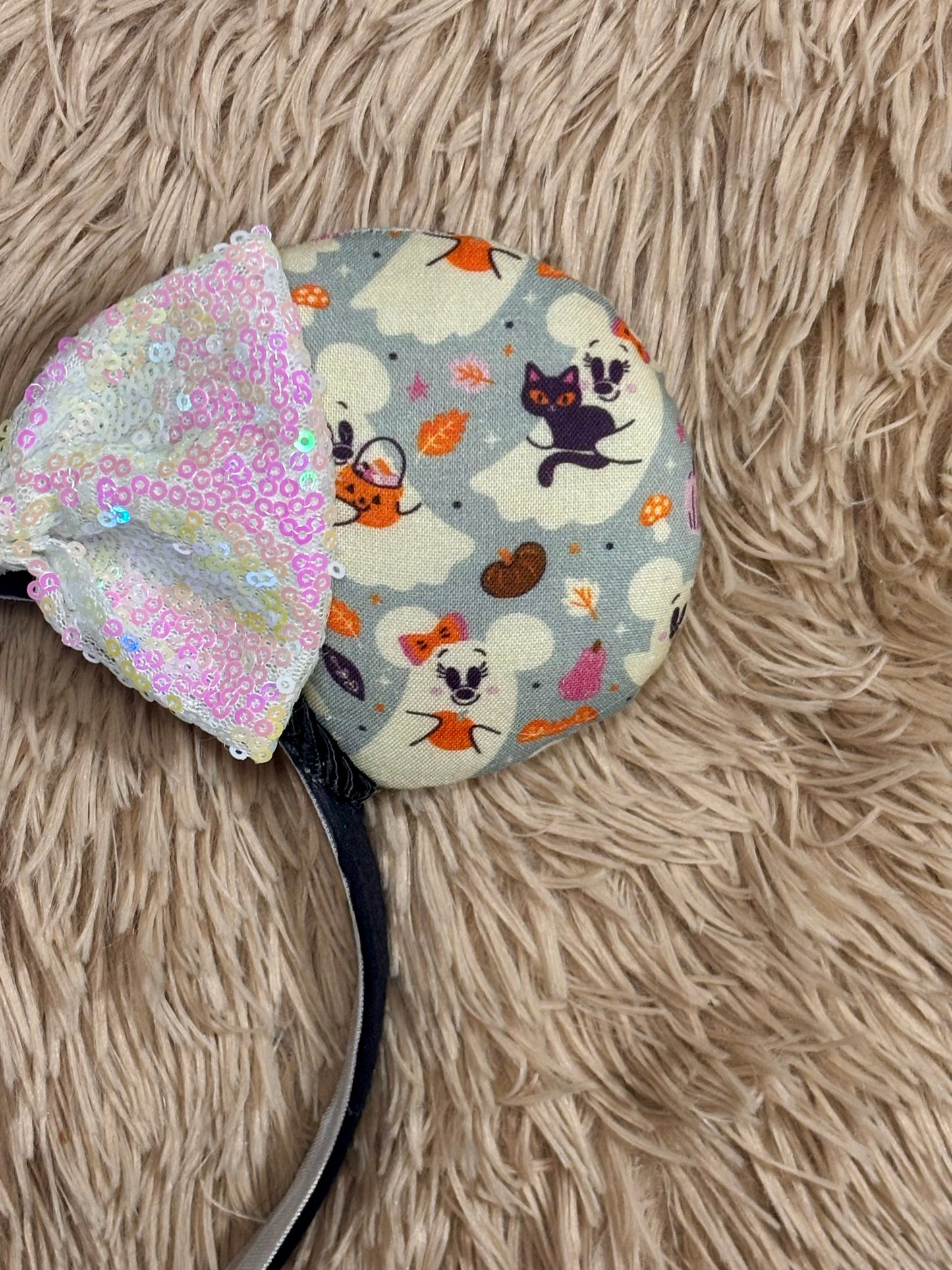 Blue Ghosts Ear Headband