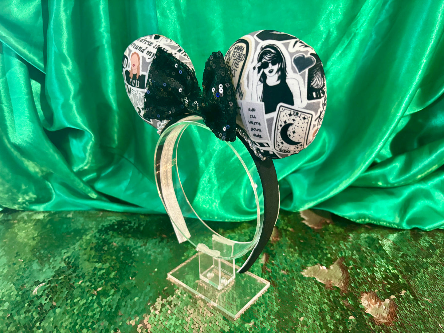 Black and White TS Mouse Ears
