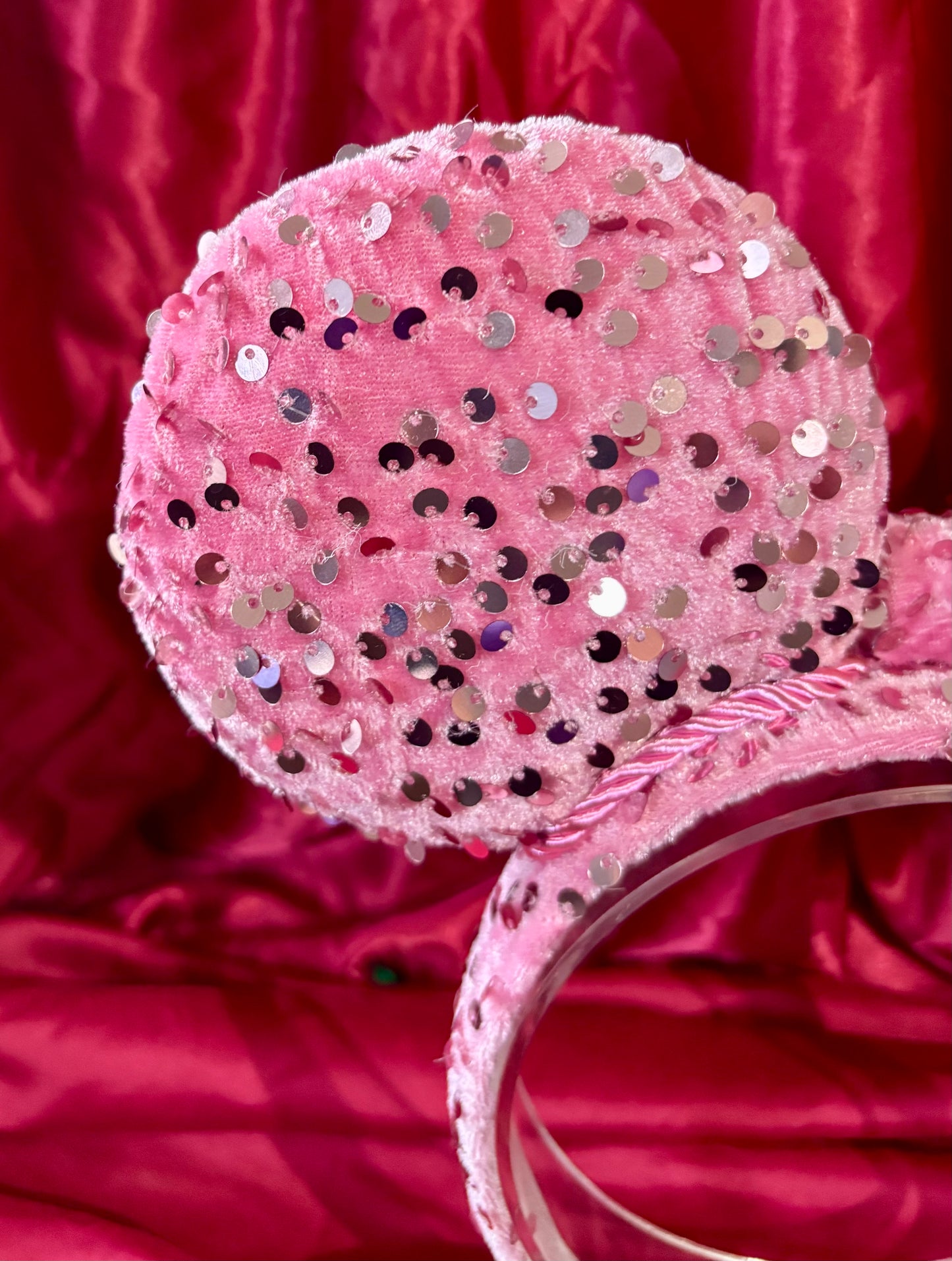 Pink Velvet Sequin
